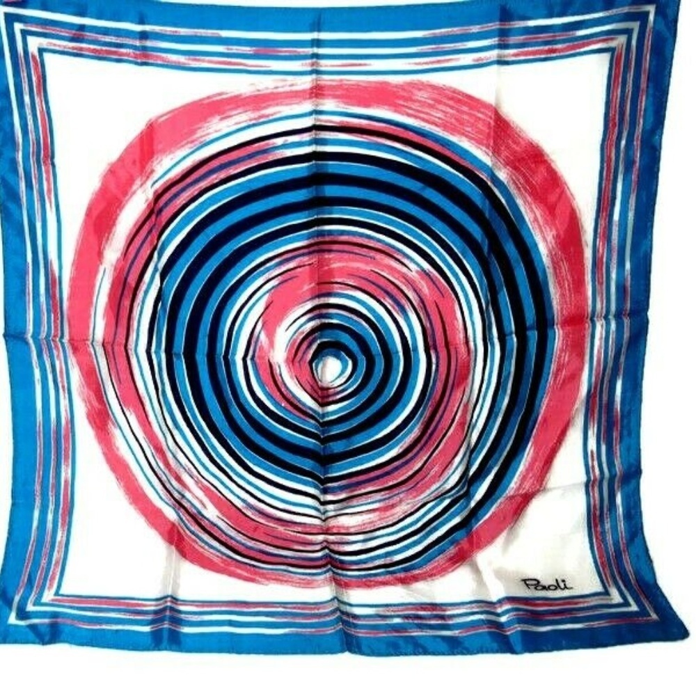 Paoli Scarf Mid Century Spiral Rolled Edge